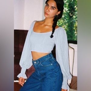 Urban Outfitters blue long sleeve top!